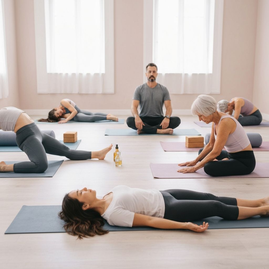 Restorative yoga poses